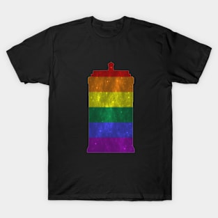 Rainbow Pride TARDIS T-Shirt